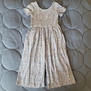 sweethoney | leggy romper | blue petals